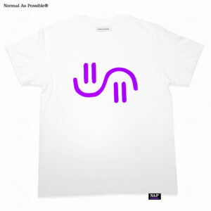NAP Original T-shirt Doppio Smile purple Normal As Possible