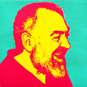 art studio stampe d'arte in serigrafia contemporanea NAP padre pio pop art